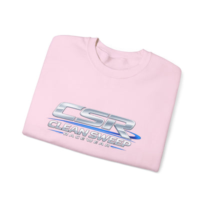 Clean Sweep Racing Silver Logo Crewneck Sweatshirt