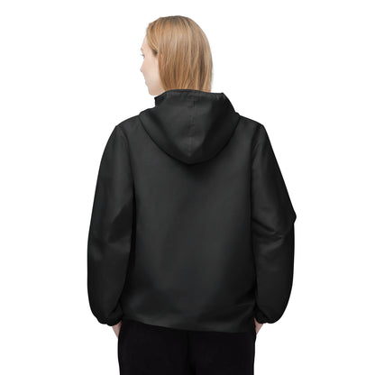 Clean Sweep CSR Black Windbreaker Jacket — Lightweight Hooded Zip-Up