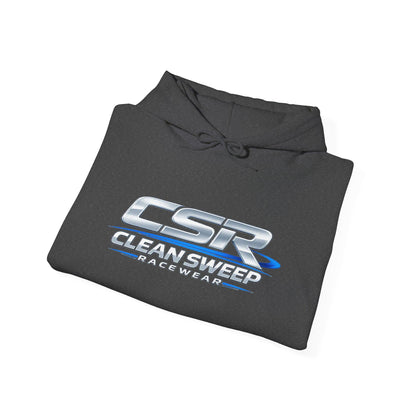 Hoodie — Clean Sweep Racing Logo & “I Don’t Chase — I Sweep.” Streetwear