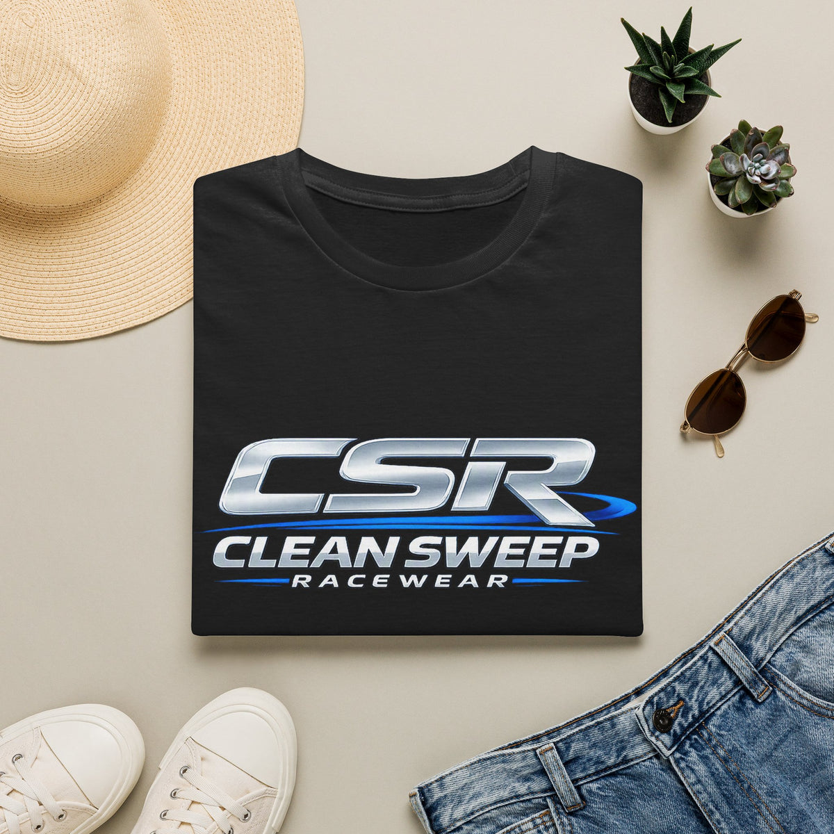 CSR "Clean Sweep Raceway" Racing Logo T-Shirt