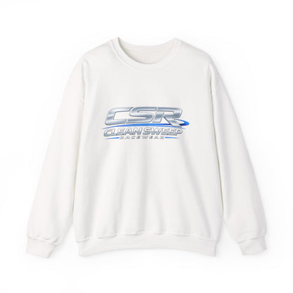 Clean Sweep Racing Silver Logo Crewneck Sweatshirt