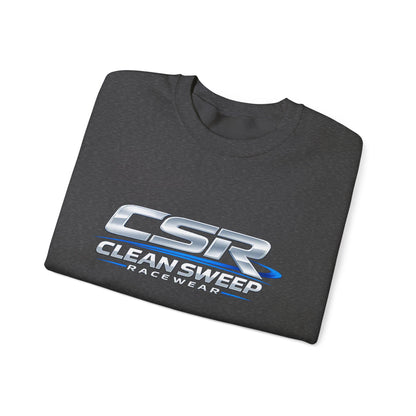 Clean Sweep Racing Silver Logo Crewneck Sweatshirt