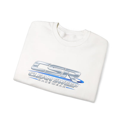 Clean Sweep Racing Silver Logo Crewneck Sweatshirt