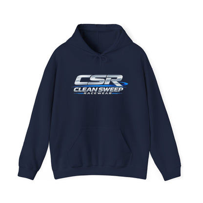 Hoodie — Clean Sweep Racing Logo & “I Don’t Chase — I Sweep.” Streetwear