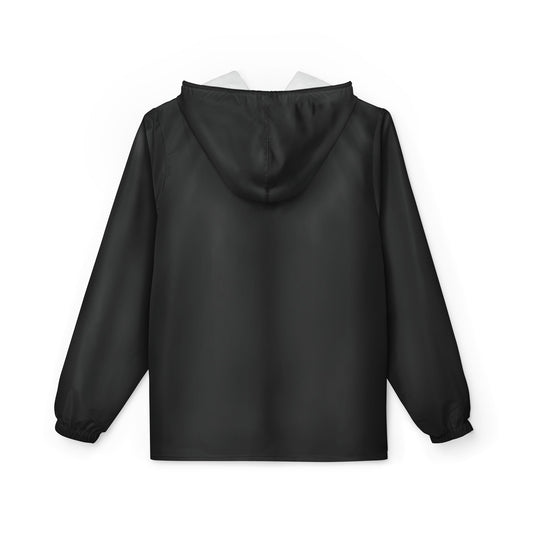 Clean Sweep CSR Black Windbreaker Jacket — Lightweight Hooded Zip-Up