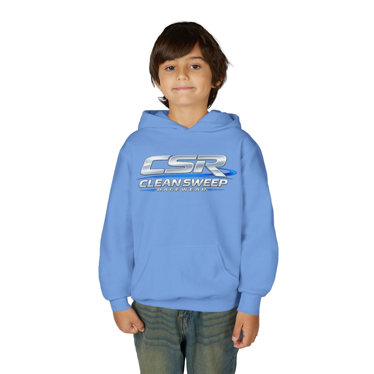 Hoodie — "CSR Clean Sweep Racing" Youth Pullover Hooded Sweatshirt