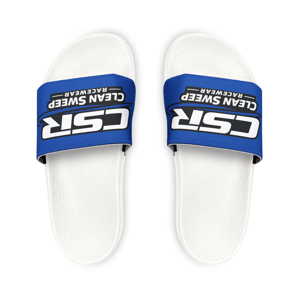 CSR Branded Slide Sandals — Men's Removable‑Strap Pool & Casual Slides