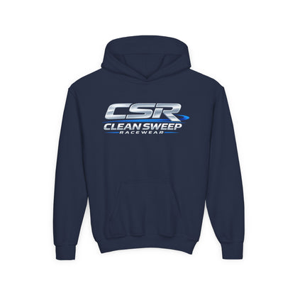Hoodie — "CSR Clean Sweep Racing" Youth Pullover Hooded Sweatshirt