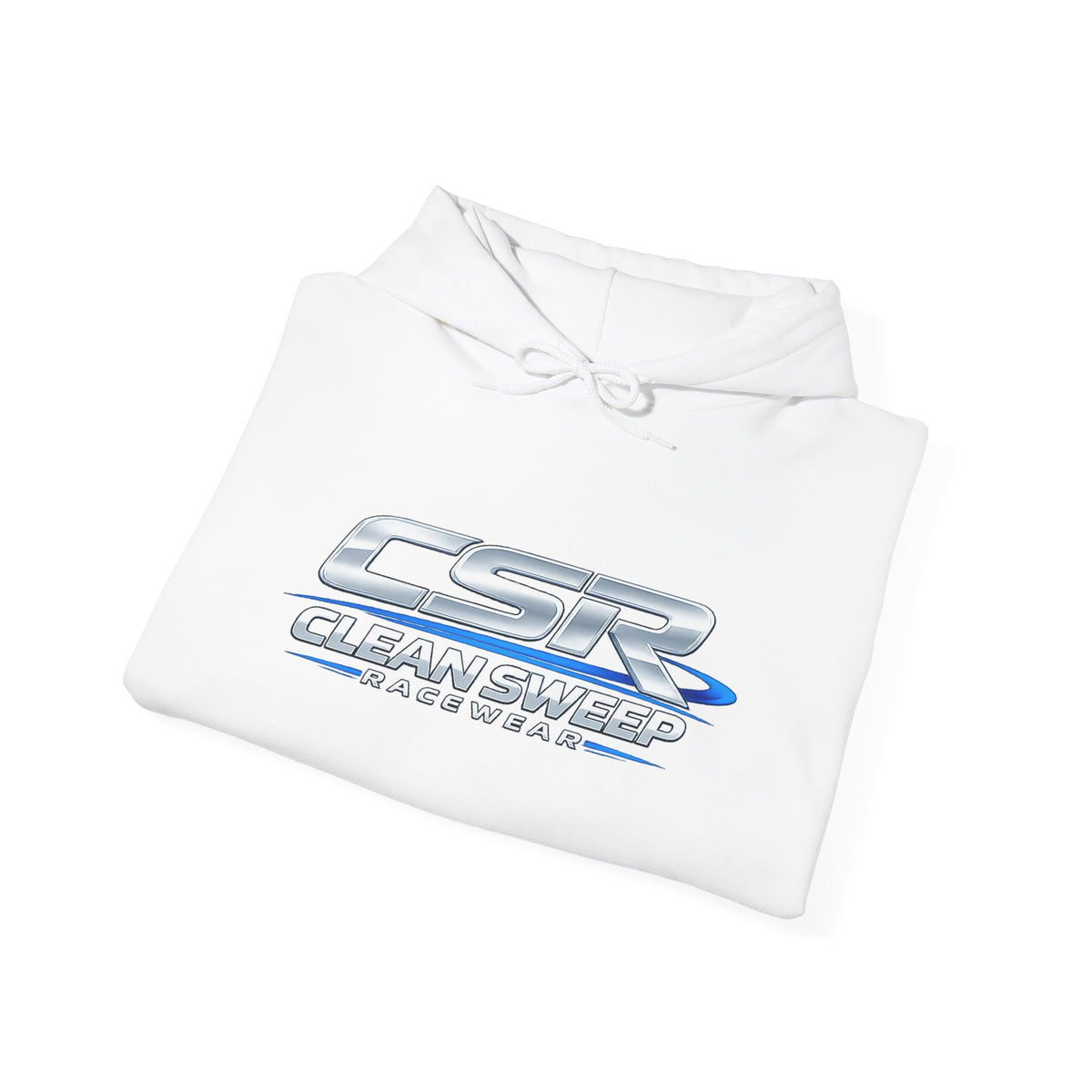 Hoodie — Clean Sweep Racing Logo & “I Don’t Chase — I Sweep.” Streetwear