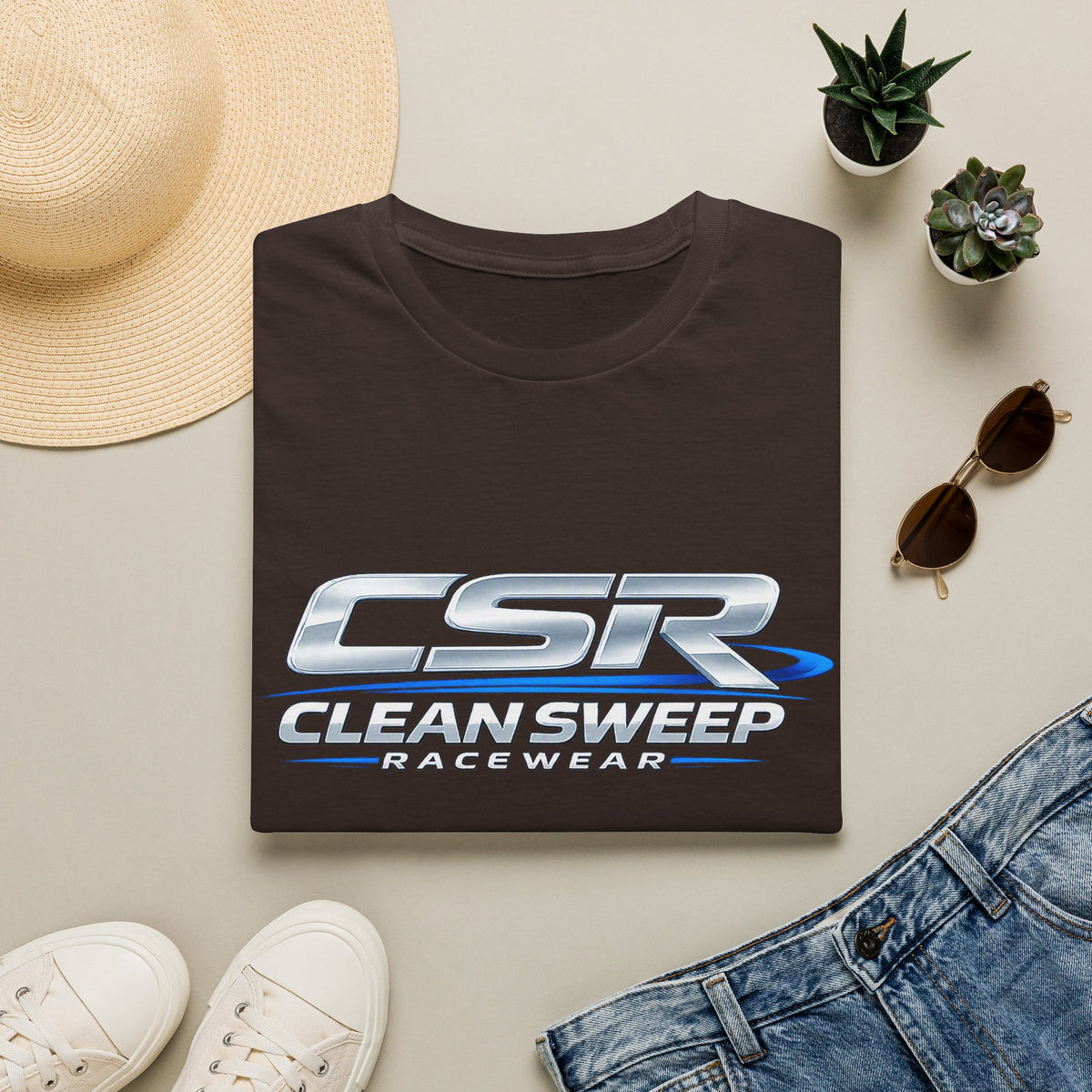 CSR "Clean Sweep Raceway" Racing Logo T-Shirt
