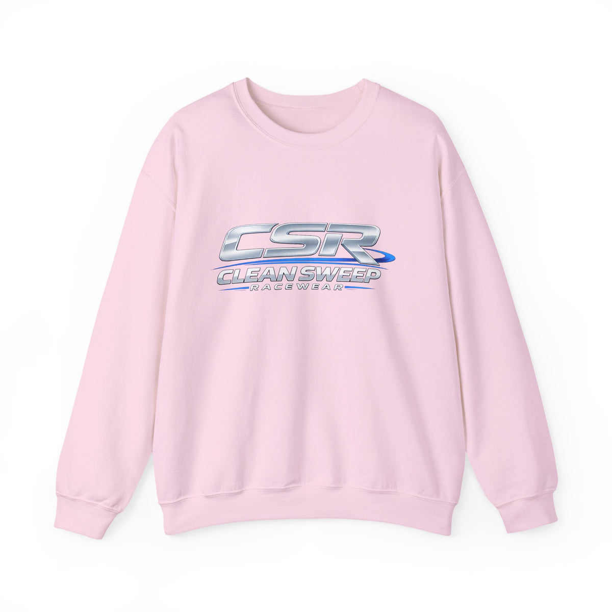 Clean Sweep Racing Silver Logo Crewneck Sweatshirt