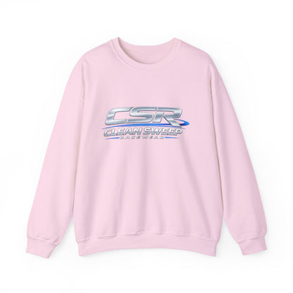 Clean Sweep Racing Silver Logo Crewneck Sweatshirt