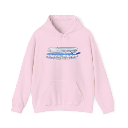 Hoodie — Clean Sweep Racing Logo & “I Don’t Chase — I Sweep.” Streetwear