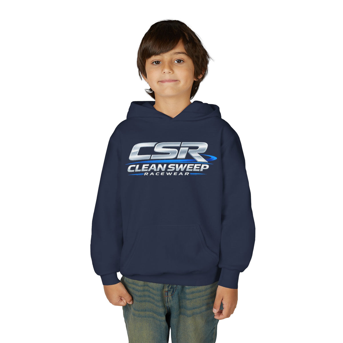 Hoodie — "CSR Clean Sweep Racing" Youth Pullover Hooded Sweatshirt