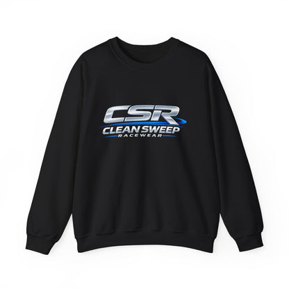 Clean Sweep Racing Silver Logo Crewneck Sweatshirt
