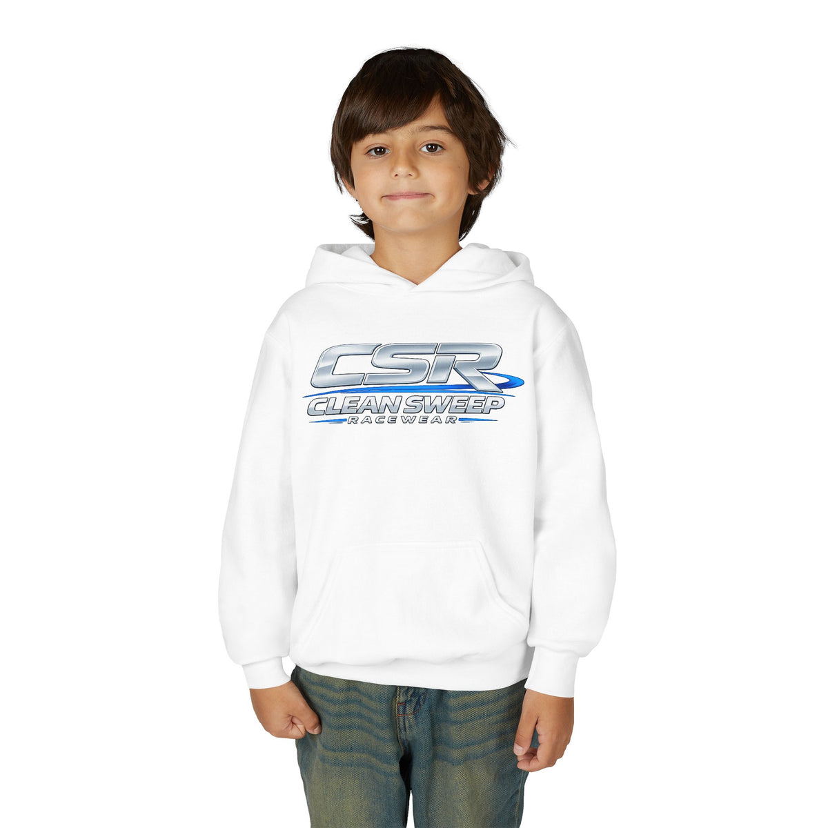 Hoodie — "CSR Clean Sweep Racing" Youth Pullover Hooded Sweatshirt