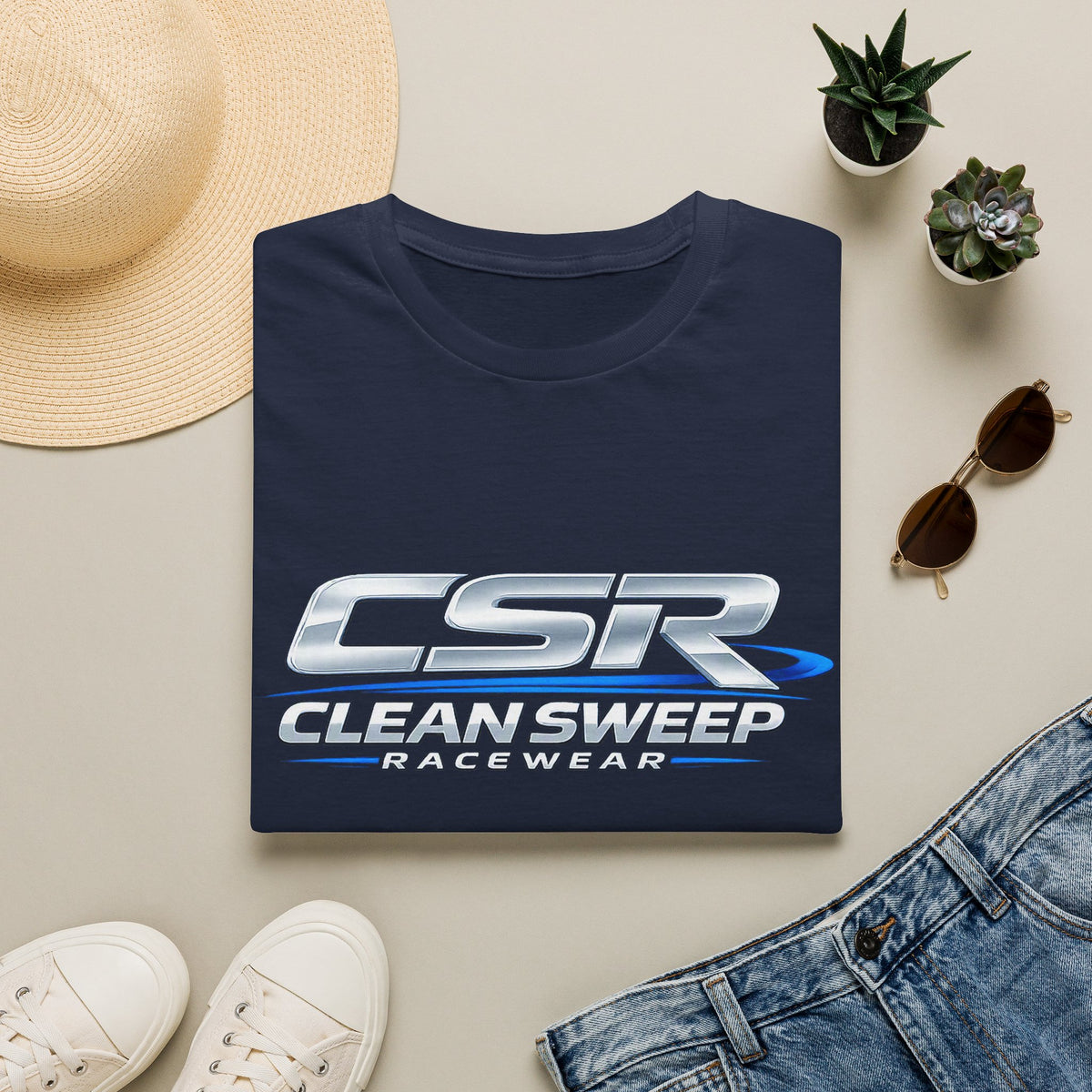 CSR "Clean Sweep Raceway" Racing Logo T-Shirt