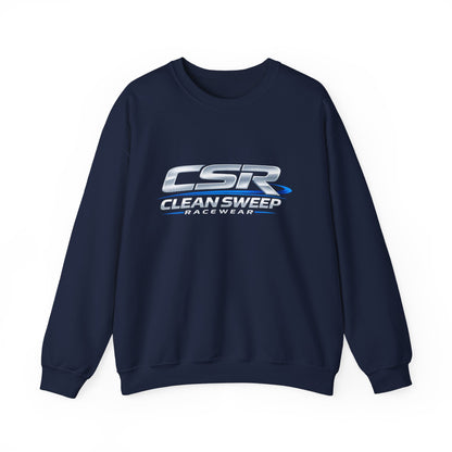 Clean Sweep Racing Silver Logo Crewneck Sweatshirt